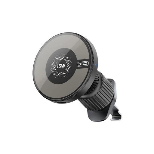 XO CX025 fără fir auto magsafe încărcător rapid (pentru grilă ventilație) (Negru)
