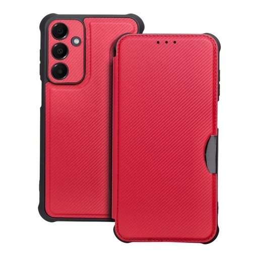 Samsung Galaxy A16 4G / Galaxy A16 5G Razor magnetic anti-șoc husă tip carte (Roșu)