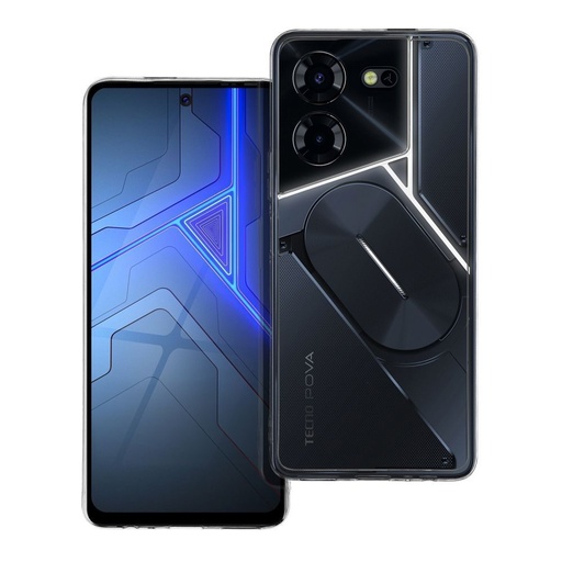 Tecno Pova 5 Pro 2 mm subțire silicon husă spate Transparent