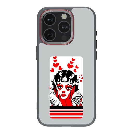 Apple iPhone 15 Pro Max NFC E-ink colorat DIY husă ecran Alb