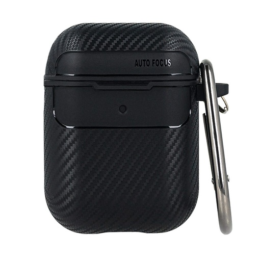 Apple AirPods / AirPods 2 carbon husă (Negru)