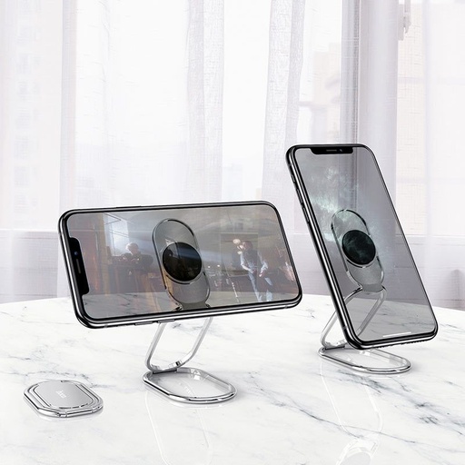 Hoco PH36 de birou telefon- és suport tabletă suport, multifuncțional, 7"-ig, zinc aliaj, argintiu
