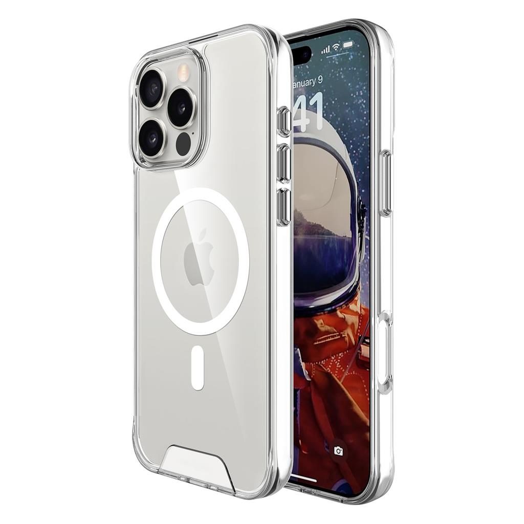 Apple iPhone 16 Pro Max TOKO Space magsafe hátlap tok (Átlátszó)