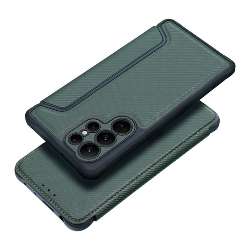 Samsung Galaxy A16 4G / Galaxy A16 5G Razor magnetic anti-șoc husă tip carte (Verde)