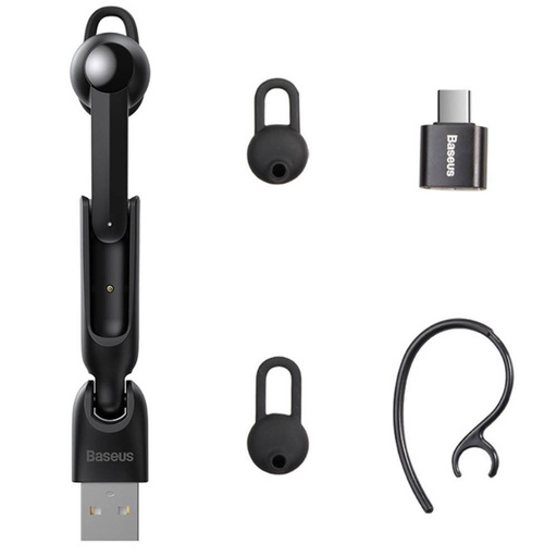 Baseus NGA05 bluetooth headset, BT 5.0, negru