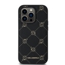Apple iPhone 14 Pro Max Karl Lagerfeld PU Karl Heads Pattern MagSafe tok (Fekete) – KLHMP14XPGKHPHK