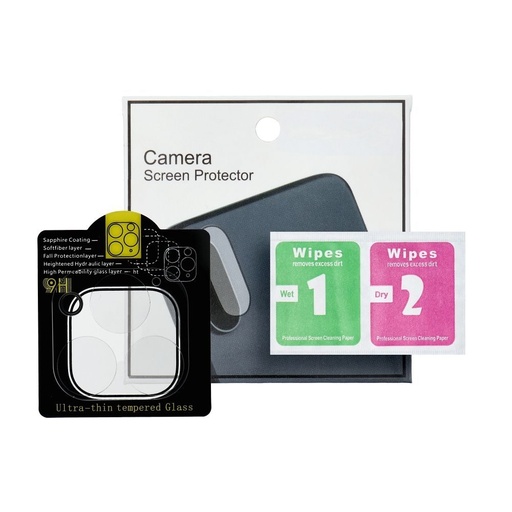 Apple iPhone 14 Pro Max 5D complet adeziv protecție cameră (Transparent)