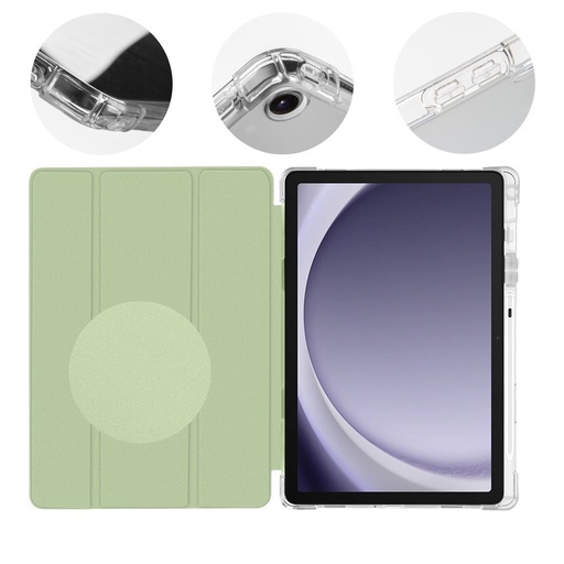 Samsung Galaxy Tab A9+ 11.0 OBAL:ME MistyTab tablet husă (Verde deschis)