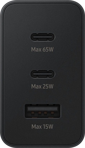 Samsung PD Trio de rețea încărcător 65W 2× USB-C / USB-A (Negru)