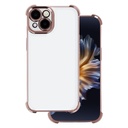 Samsung Galaxy S25 Anti shock chrome hátlap tok (Arany)