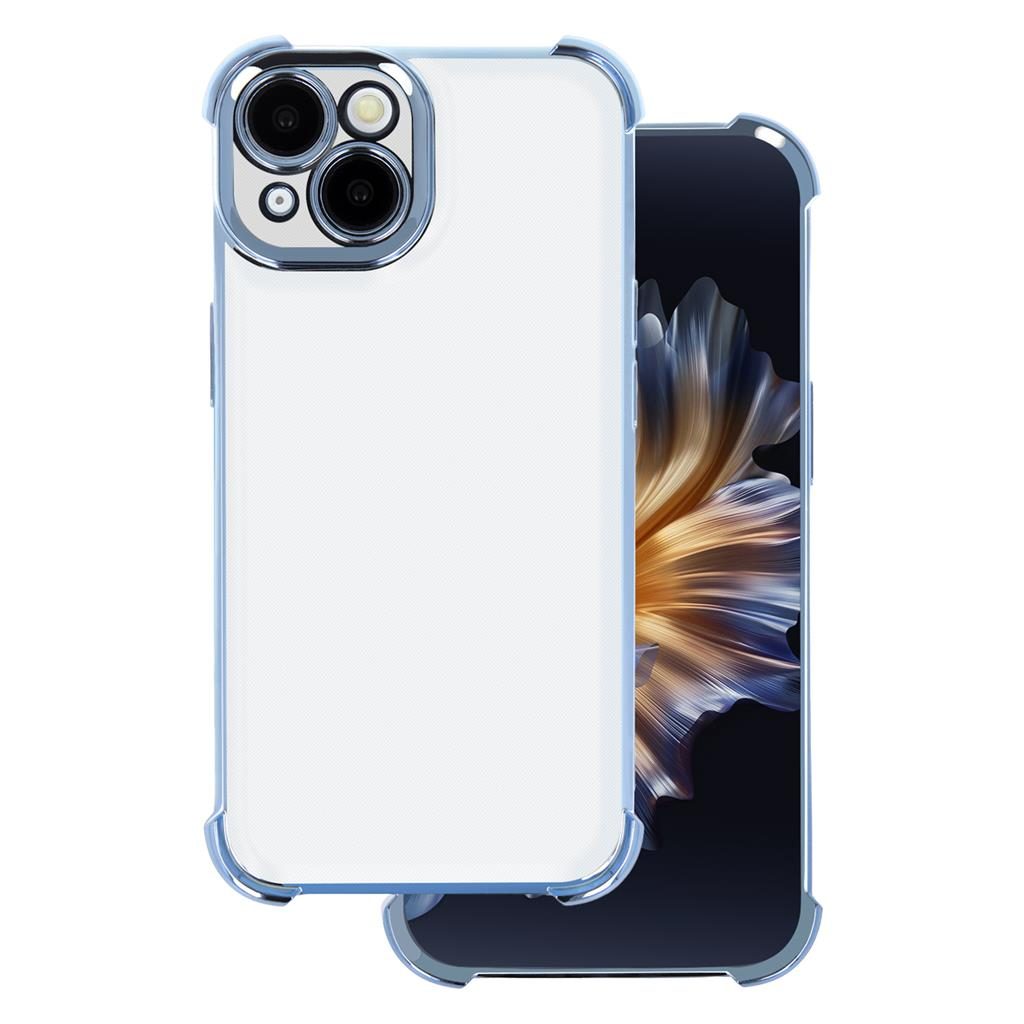 Samsung Galaxy A16 4G & Galaxy A16 5G Anti shock chrome hátlap tok (Kék)