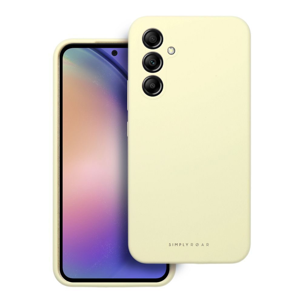 Samsung Galaxy A36 5G black white hátlap tok (Sárga)