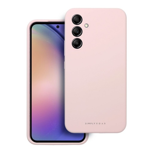 Samsung Galaxy A36 5G black white back cover case (Pink)