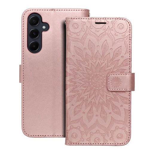 Samsung Galaxy A55 Forcell MEZZO cu clapetă husă (Rosegold)