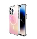 Apple iPhone 15 Pro TOKO Pure rainbow magsafe hátlap tok (Rózsaszín)