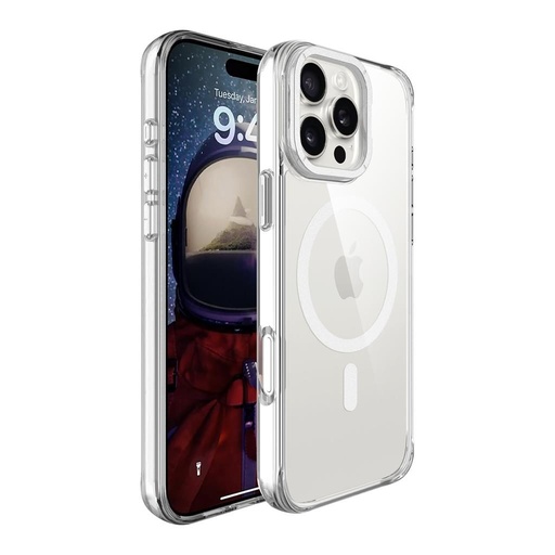Apple iPhone 16 Pro Max TOKO Apex capsule magsafe husă spate (Argintiu)