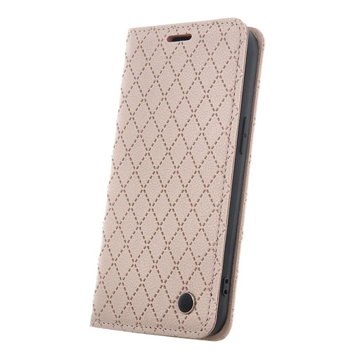 Samsung Galaxy A16 4G / Galaxy A16 5G Smart Caro husă tip carte (Bej)