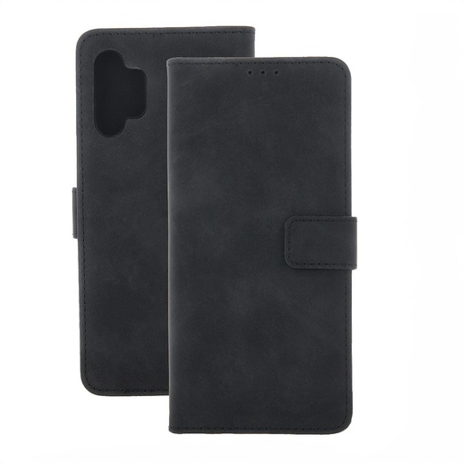 Samsung Galaxy A16 4G / Galaxy A16 5G Smart Velvet husă tip carte (Negru)