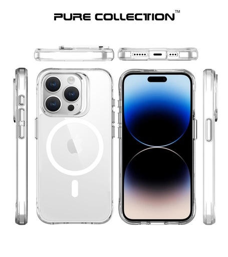 Apple iPhone 15 Pro TOKO Pure MagSafe husă spate (Transparent)