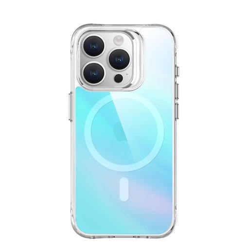 Apple iPhone 15 Pro TOKO Pure rainbow magsafe husă spate (Albastru)