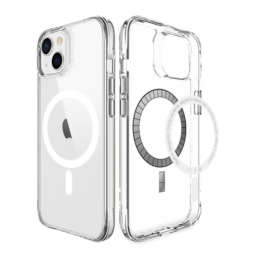 Apple iPhone 14 / iPhone 13 TOKO Pure MagSafe husă spate (Transparent)