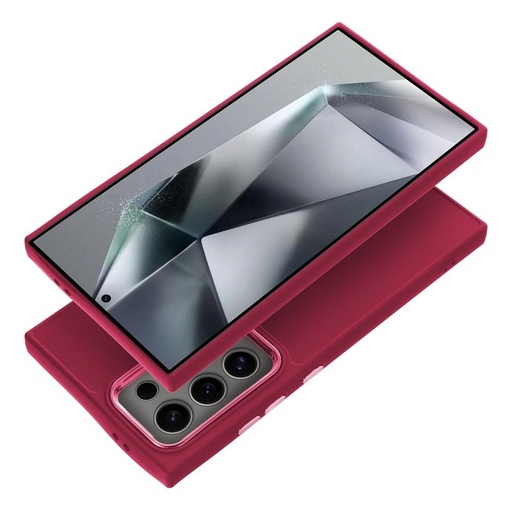 Xiaomi Redmi Note 14 5G Frame silicone back cover case (Magenta)