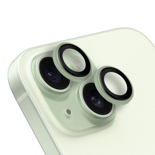 Apple iPhone 15 & iPhone 15 Plus OBAL:ME protecție cameră (Verde)