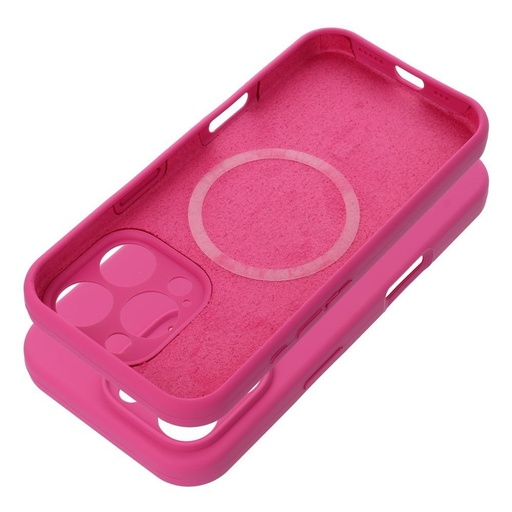 Apple iPhone 17 Pro Silicone 2mm MagSafe husă (Roz)