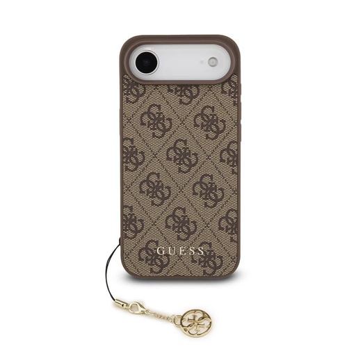 Guess 4G Charm husă iPhone 17 Air (Maro) - GUHMP17MGF4GCW