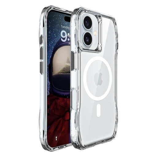 Apple iPhone 17 ROAR Slim Defender MagSafe husă spate (Transparent)