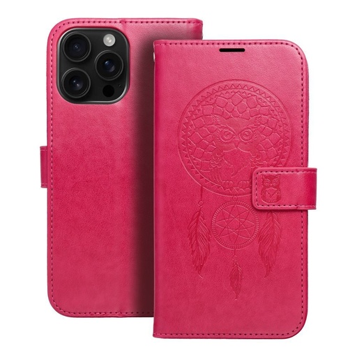Apple iPhone 16 Pro Max Forcell MEZZO cu clapetă husă (Magenta)