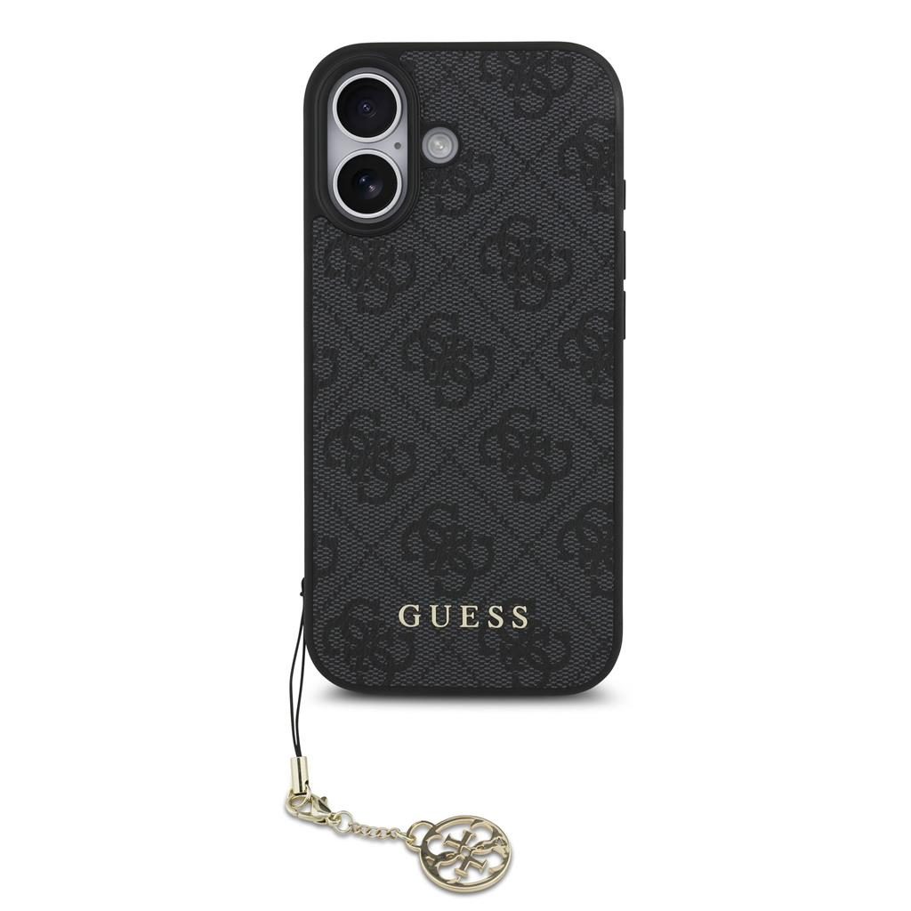 Apple iPhone 17 Guess 4G Charm tok (Szürke) - GUHMP17SGF4GCK