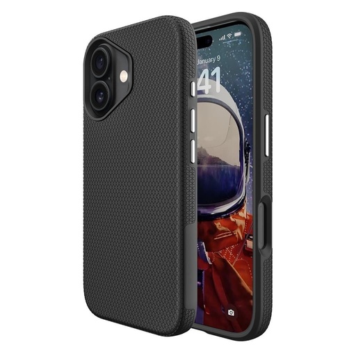 Apple iPhone 16 TOKO Triangle husă spate (Negru)