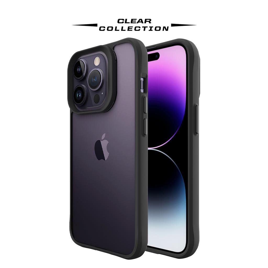 Apple iPhone 14 Pro TOKO Combat X Mode hátlap tok (Fekete)