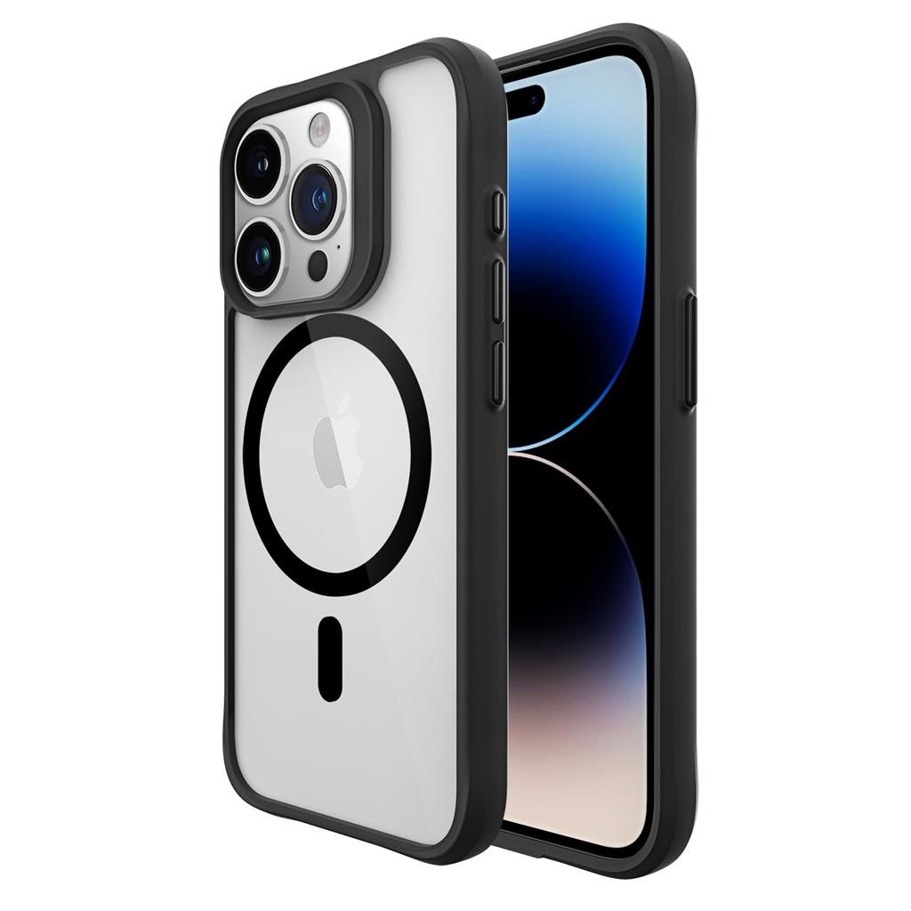 Apple iPhone 15 Pro TOKO Combat X Mode magsafe hátlap tok (Fekete)