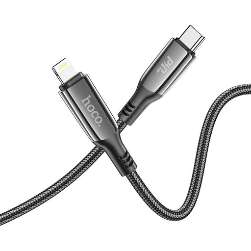 Hoco S51 lightning cablu (PD încărcător rapid), negru