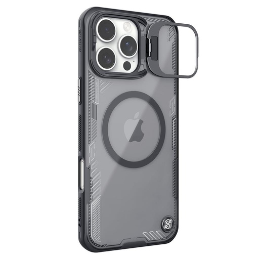 Apple iPhone 16 Pro Nillkin Iceblade Prop camera visible magsafe husă spate (Negru)