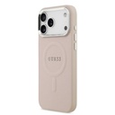 Guess PU Saffiano MagSafe iPhone 17 Pro (Rózsaszín)
