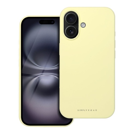 Apple iPhone 16 Roar Cloud skin husă spate (Deschis galben)