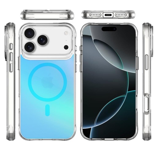 Apple iPhone 17 Pro TOKO Pure rainbow magsafe husă spate (Albastru)