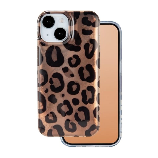 Apple iPhone 15 Animal Print husă spate (Panteră)