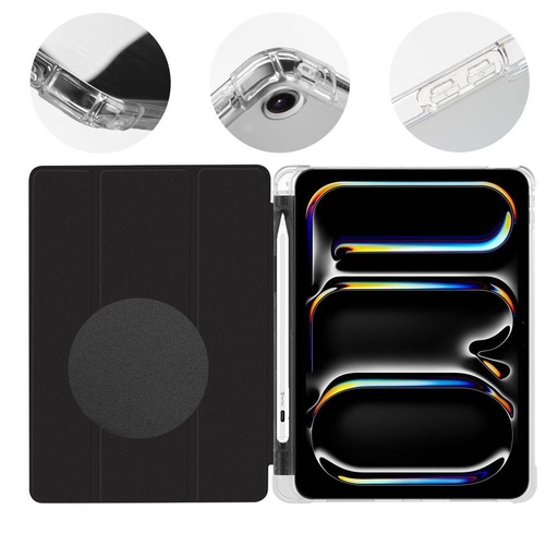OBAL:ME MistyTab husă iPad Air 2020/2022/2024/2025 / iPad Pro 11 1/2/3/4 (Negru)
