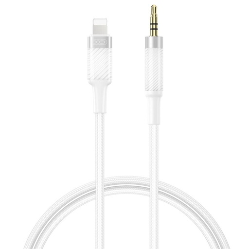 XO NB-R279A Lightning – 3,5 mm audio cablu (Alb) – 1,0 m