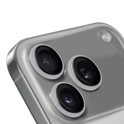 OBAL:ME cameră protecție lentilă Apple iPhone 17 Pro / 17 Pro Max (Argintiu)