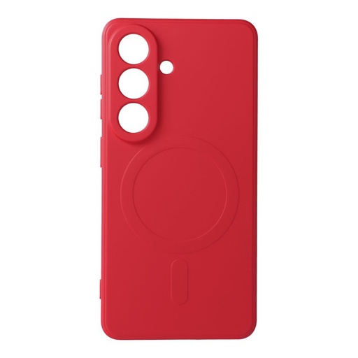 Samsung Galaxy S26 Silicone mag cover magsafe back cover case (Red)