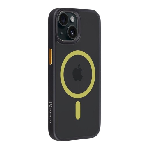Apple iPhone 15 Tactical MagForce Hyperstealth 2.0 husă spate (Negru - Galben)