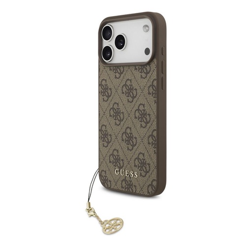 Guess 4G Charm husă iPhone 17 Pro (Maro) - GUHMP17LGF4GCW