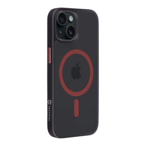 Apple iPhone 15 Tactical MagForce Hyperstealth 2.0 husă spate (Negru - Roșu)