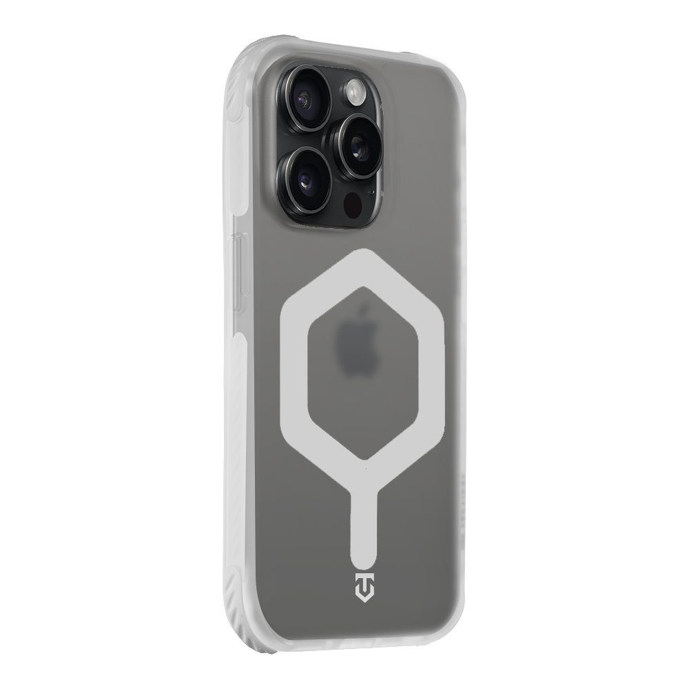 Apple iPhone 15 Pro Tactical MagForce Hexagon tok (Fehér)