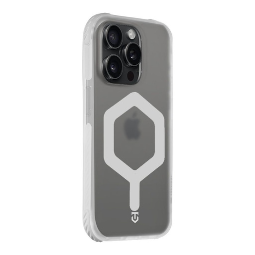 Apple iPhone 15 Pro Tactical MagForce Hexagon husă (Alb)